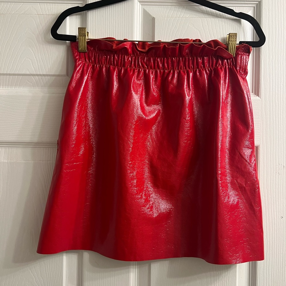 Zara Red Mini Skirt